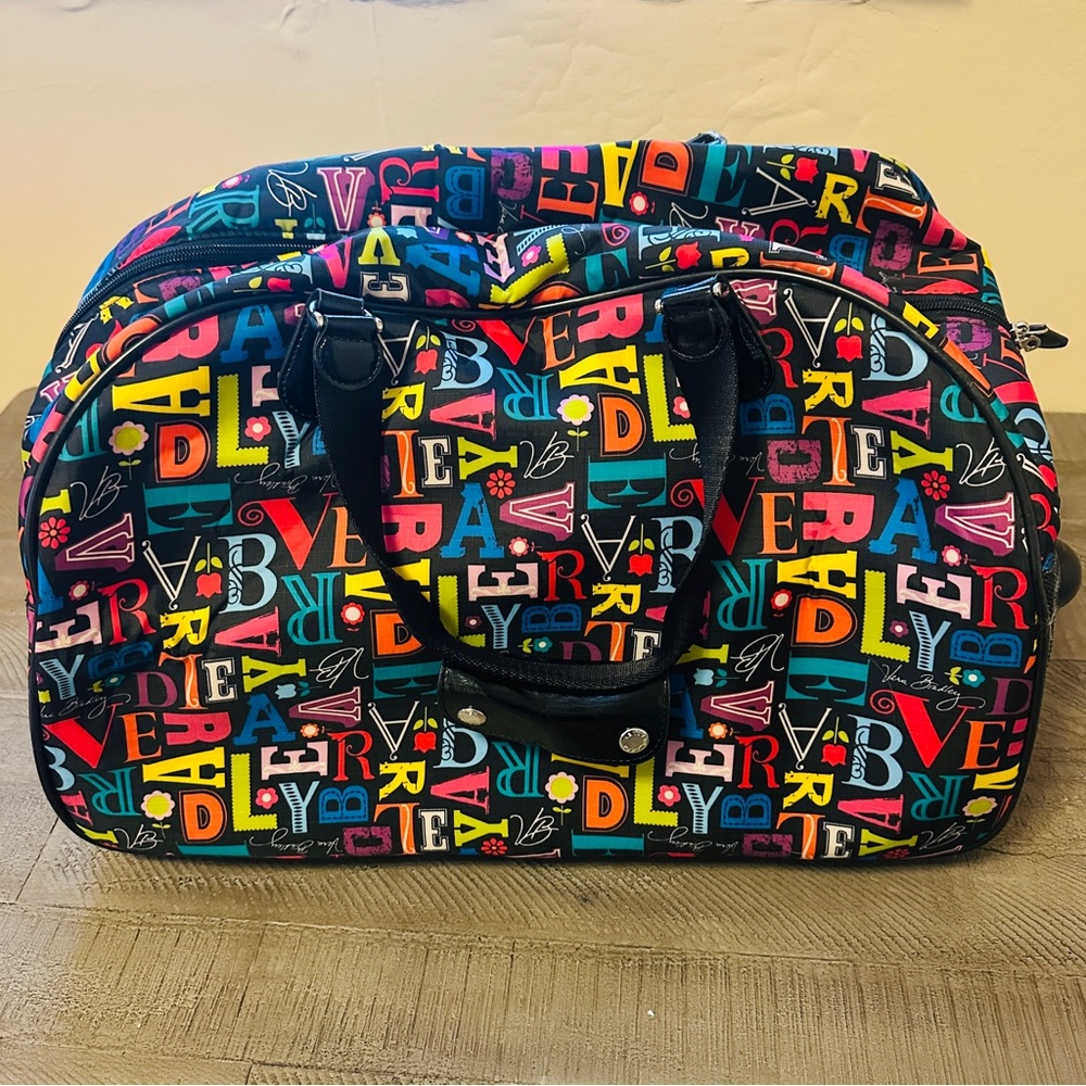 Vera Bradley Multicolor Alphabet Travel Bag
